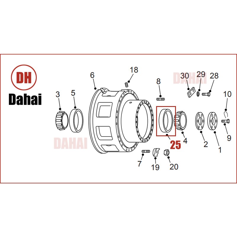 bearing 9437224 9437225 for Terex TR100 TR60